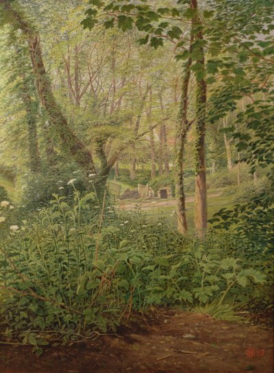 A Clearing in the Woods by English School